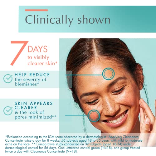 Av?ne Cleanance Concentrate Blemish Control Serum, clarifying water-gel, fragrance and silicone free, For acne-prone skin, airless pump, 1 fl. oz.