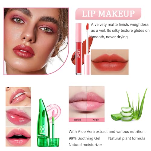 Makeup Set for Women, Makeup Full Kit for Beginners & Professionals, Travel Makeup Kit for Teens & Adults, Make up Set for Girls, Eyeshadow Palette, Lip Gloss, Face Make up