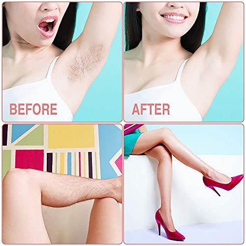 tuokiy Legs Hair Remover Replacement Head Compatible with Finishing Touch Flawless Electric Legs Shaver for Women,Rose Gold 2-pc Pack