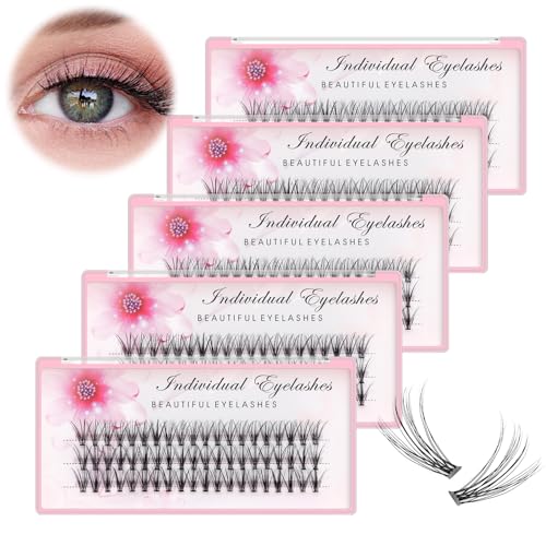 Bodermincer 20D 0.07mm Thickness 8-22mm To Choose Grafting False Eyelashes False Eyelashes Individual Natural Long Mink Fake Eyelashes Extension Handmade Bulk Wholesale (5 packs-16mm)