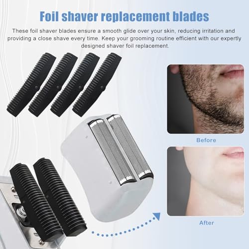 Updated 4-Pack Foil Shaver Replacement Blades for Baby-liss FXFS2