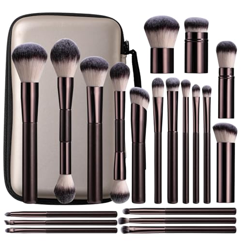 BS-MALL Makeup Brushes Set Pro ? 22 Pcs Foundation Concealer Blush Eyeshadow Brush with Portable Cosmetic Case for Travel & Events