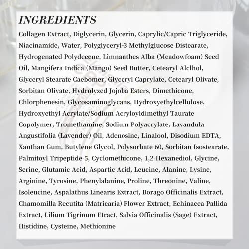 Elensilia CPP Cream 1.76 Fl. Oz. - Adenosine, Botanical Extracts for Plumping, Firming, Hydrating, Moisturizing (Collagen)