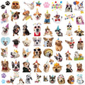 Dog Tattoos for Kids,60 Pcs Cute Pet Dog Puppy Themed Temporary Tattoo for Birthday Party Decorations Supplies Favors, Animal Fake Tattoo Stickers Q852