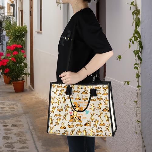WZMPA Funny Tiger Cosmetic Makeup Bag Tiger Inspired Gift Some Days Look Better Upside Tiger Zipper Pouch Bag Tiger Merchandise (Some Days Tiger BG)