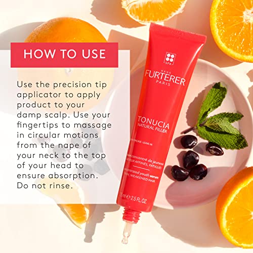 Ren? Furterer TONUCIA Concentrated Youth Serum - For Thin, Weakened Hair Due to Aging - Collagen-Boosting Pro-Youth Ritual - 2.5 fl. oz.