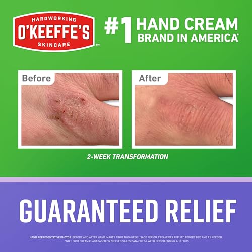 O'Keeffe's Night Treatment Combo Pack Including Working Hands Night Treatment Hand Cream, Healthy Feet Night Treatment Foot Cream and Lip Repair Night Treatment Lip Balm; Gift Idea