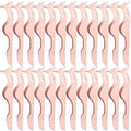 24 Pieces False Eyelashes Applicator Tool Stainless Steel Eyelash Extension Tweezers Remover Clip Tweezers Nipper Eyelash Auxiliary Clip for Women Makeup Application and Removal