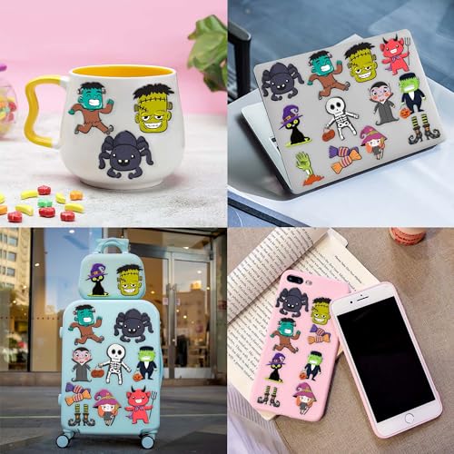 Halloween Temporary Tattoos Stickers for Kids Funny Halloween Themed 96PCS Birthday Party Supplies Favors Funny Cool Super Cute Fake Tattoos Party Decorations Boys Girls School Rewards Gifts