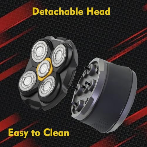 1 Pack Head Shaver Replacement Heads Compatible with Microtouch Titanium Head Shaver,Hypoallergenic Wet/Dry Shaving for Blad Men