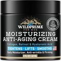 Men's Face Moisturizer Cream - Anti Aging & Wrinkle - Men's Shave Lotion - Made in USA - Collagen, Hyaluronic Acid, Vitamins E & A, Avocado Oil - Age Facial Skin Care, Day & Night Moisturizing, 2 oz