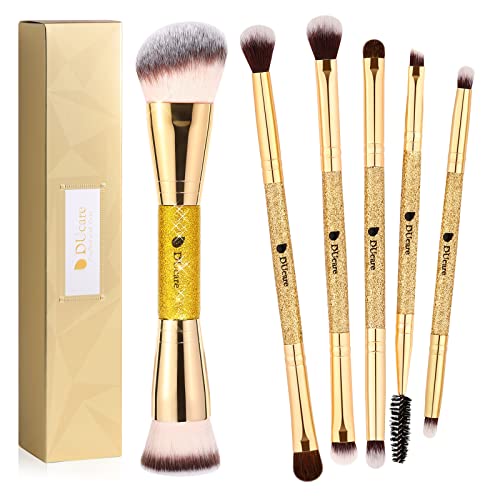 Flat Top Kabuki Foundation Brush (Rose Gold + Black)