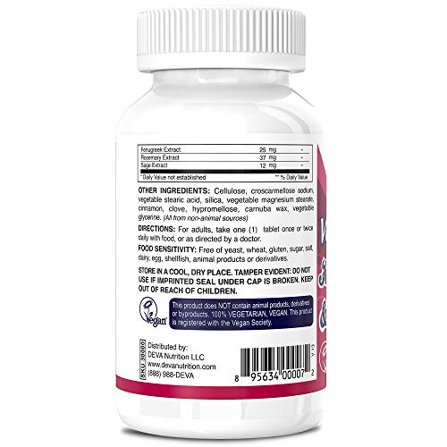 Deva - Vegan Hair, Nails & Skin 90 Tabs