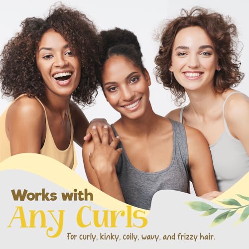 Curly Chic Rice Water Remedy Revitalizing Hair Rinse - Anti-Breakage & Strengthener, Ayurvedic Herbs, Nourishing Conditioner for All Hair Types - Sulfate, Paraben & Mineral Oil Free - 8 fl oz