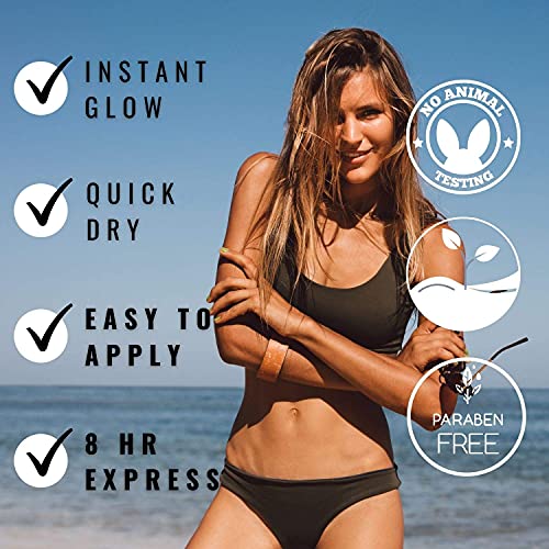 Sun Laboratories By Ultra Dark Self Tanning Lotion 4 oz - Organic Sunless Tanner for Dark Tones, Long Lasting Sun Labs Sun Self Tanner, Ideal for Tanning Bed and Sunless Tanning