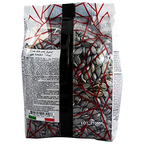Waxness Barbero Steel Hard Wax Beads 1.1 lb (500 g) ? Stripless Hard Wax for Men¡¯s Grooming, Effective on Coarse Hair, Smooth Application, Professional Use ? Made in Italy