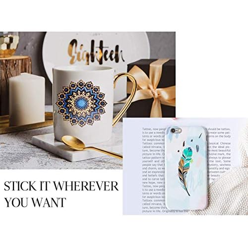 9 sheets 110+ Metallic Temporary Tattoos for Adult Women Girls Tattoos Gold Silver Glitter Flash Waterproof Tattoo Stickers for Beach, Festivals, & Parties