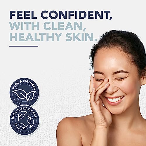 100% Pure Cotton Face Towels ? 80 Count Large Disposable Wash Cloths for Face Washing, Makeup Removal & Acne Care | Ultra Soft, Hypoallergenic & Fragrance-Free