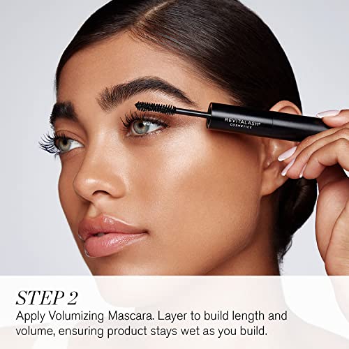 RevitaLash Cosmetics, Double-Ended Volume Set, Eyelash Primer & Mascara, Hypoallergenic & Cruelty Free