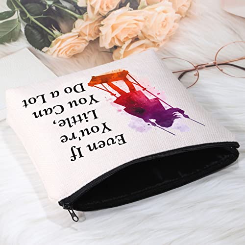POFULL Musical Inspired Gift Musical Lover Gift Even If You're Little You Can Do a Lot Cosmetic Bag (Little Can Do a Lot)