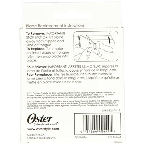 Oster 76918-026 Detachable Blade Size 000 - 1/50' (0.5 mm)