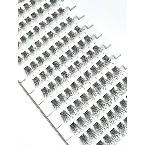 Natural DIY Lash Clusters - 108 Pcs Individual Lashes, Wispy Extension Kit, C Curl Mixed Soft PBT Fiber (P1 Natural Style)