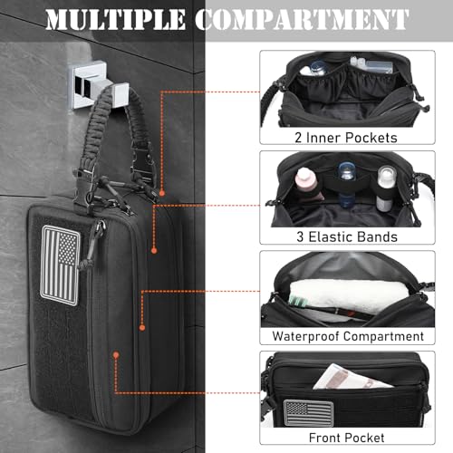 Tactical Toiletry Bag for Men and 18L Camping Storage Bag