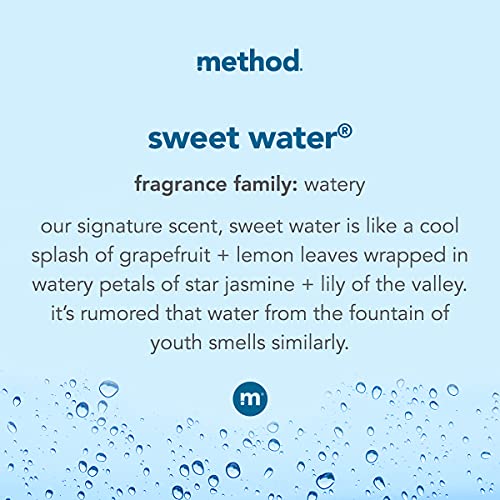 Method Foaming Hand Soap, Sweet Water, Biodegradable Formula, 10 Fl Oz (Pack of 6) & Foaming Hand Soap, Waterfall, Biodegradable Formula, 10 fl oz (Pack of 6)
