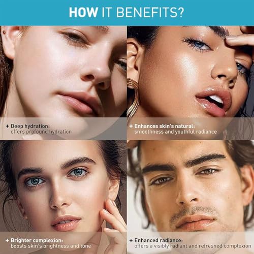 AIWEI Face Moisturizer Collagen Cream - Moisturizing, Hydrating & Recovery - Day Night Face Cream with Retinol and Hyaluronic Acid for Men & Women - 1.7 oz