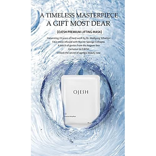 Ojesh Premium Lifting Mask - Face Masks Skincare£¬Hydrating Masks£¬Moisturizing£¬Brightening and Soothing£¬Anti-aging£¬Collagen Essential Lifting & Firming Face for Women Men All Skin Type (1 Box)