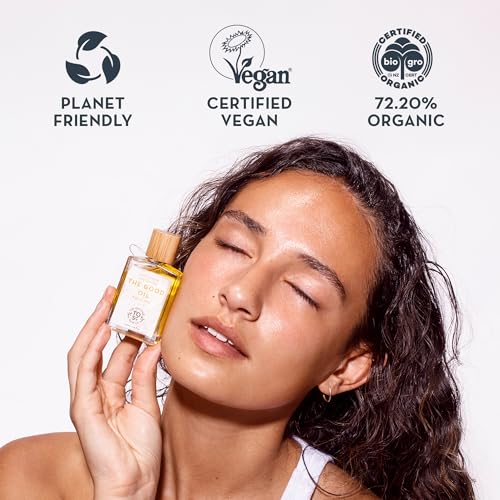 Gua Sha Oil for Face Care - Skin Brightening Serum for Dark Spots Fine Lines & Wrinkles with Organic Jojoba Calendula Sunflower & Turmeric Oil for Face Hydration Glow & Even Skin Tone (30mL)