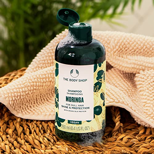 The Body Shop Moringa Shine & Protection Shampoo ? For Dull Hair ? Vegan ? 8.4 oz