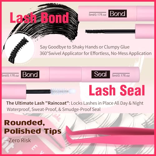 Manga Lash Clusters Kit Anime Short Eyelash Extensions Kit Left & Right Lash Extensions Doll Eyelashes Spiky Eyelash Clusters C Curly Wispy Individual Lashes Fairy Cluster Lashes by ALICROWN