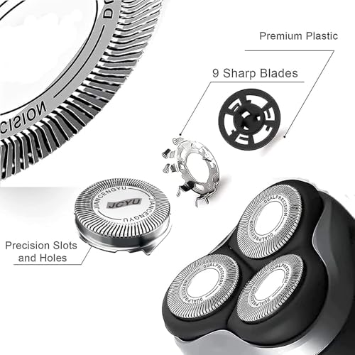 HQ8 Replacement Heads Compatible with Philips Norelco Aquatec Shaver, HQ8 Blades for Philips Norelco Aquatec Shavers Razor for PT720 PT730 AT880 At830 AT810, New Upgraded HQ8 Blades, 6 Pack