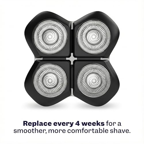 Freebird FlexSeries Electric Head & Body Hair Shaver, Mens Cordless Rechargeable Wet and Dry Skull, Bald Head, Back, Groin Waterproof Razor with Rotary Blades (FlexSeries Pro, Without Accessories)