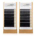 LASHVIEW Eyelash Extensions, Classic Eyelash Extension, Premium Single &Classic Lashes,0.15 Thickness C&D Curl 8-15mm Mixed Tray,Natural Semi Permanent Eyelashes,Soft Application-Friendly
