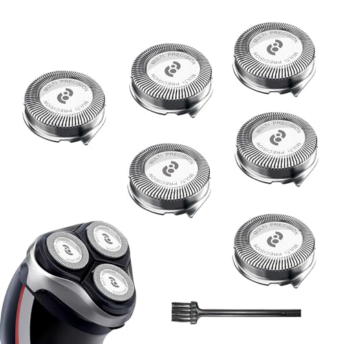 HQ8 Replacement Heads Compatible with Philips Norelco Aquatec Shaving Head Razor, Blades for PT730 AT880 AT811, 6-pc Pack
