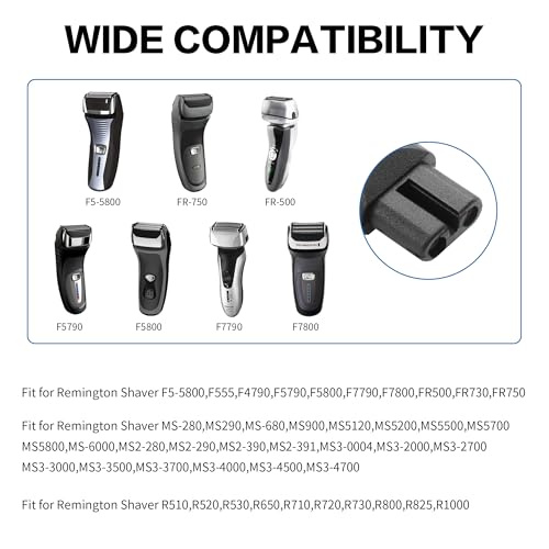 YAODHAOD 12V 0.4A Replacement Charger for Shaver F5-5800 F5800 F5790 F4790 R5150 R6130 R-6150 MS2-390 MS3-2700 MS680 R9100 Electric Razor Power Cord Adapter