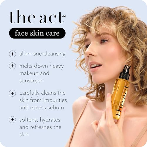 Face Cleansing Oil ? Hydrating Makeup Remover & Deep Pore Cleanser | Natural Oils with Grape Seed | Men & Women Cleansing Facial Wash for All Skin Types, Vegan & Cruelty Free | 3.72 fl oz