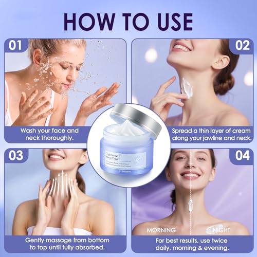 Tighten & Lift Neck Cream, with Cupuacu Butter, Matribust, Hyaluronic Acid£¬Caffeine£¬1.7 fl oz,