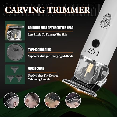 Professional Men's Grooming Kit: Electric Foil Shaver, Beard Trimmer & Hair Clipper for Bald Head & Face - The Cordless Christmas Gift for Dad/Him