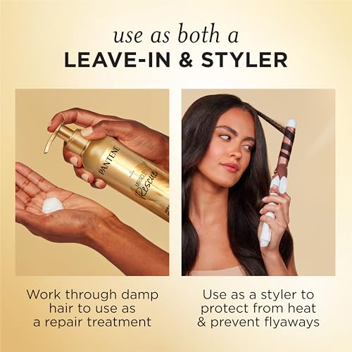 Pantene Miracle Rescue Leave in Conditioner with Keratin, 7.6 fl oz