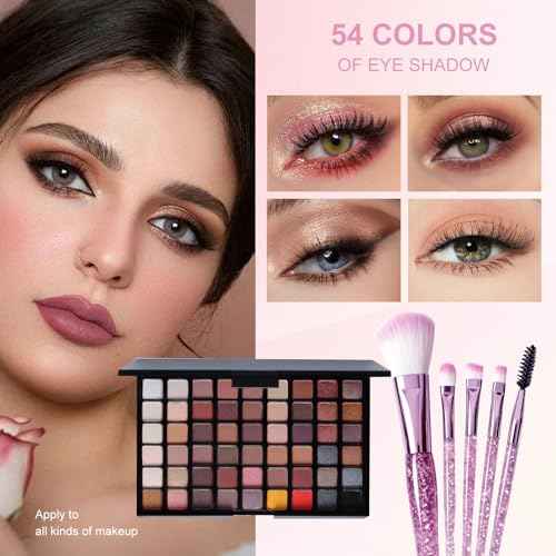 Makeup Set Full Kit for Girls Teens Women,makeup kit for teens,Beginner Makeup Set,make up gift set,Mascara,Lip Gloss,Foundation,Concealer,All in One Makeup Kit