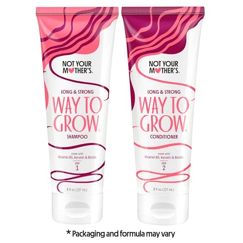 Not Your Mother's Way to Grow Shampoo and Conditioner (2-Pack) - 8 fl oz - Ideal for All Hair Types - Helps Cleanse, Moisturize, and Hydrate Dry and Damaged Hair