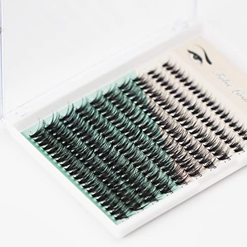Sulv 200Pcs Dramatic Eye Lash C Curl Natural Look Mixed Size Cluster Eyelash False Eyelash 20D/30D Thick Eyelash Extension Make up Tools (10/12/14/16mm Mixed)