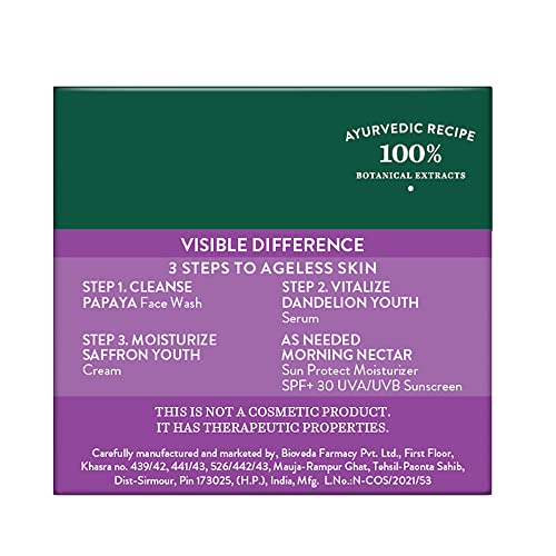 Biotique Saffron Dew 50g -- Ageless face & body cream