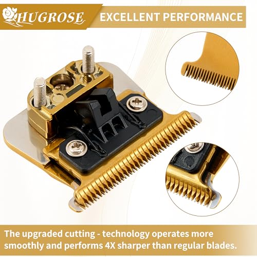 Trimmer Blade Replacement FX707Z - Ultra Precise Stainless Steel Long-lasting Trimmer Blades with Seamless Design, Self-Cleaning Grooves, and Storage Case, Compatible with FX707/FX787/FX726 2 pack