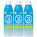 Surface Dry Touch Spray Sunscreen, Water Resistant, UVA/UVB Broad Spectrum, Fast Drying Protection, PABA Free - 6oz - SPF 50-3 PACK
