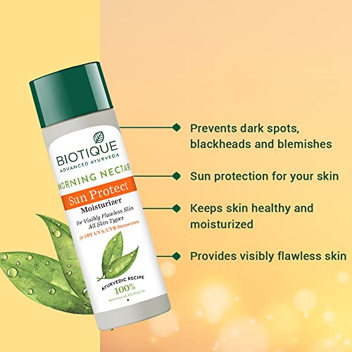 Biotique Botanicals Morning Nectar Lotion, 4.05 Fluid Ounce
