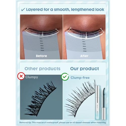SHEGLAM Lift & Elevate Lengthening Mascara Lengthening Waterproof Mascara,Vegan & Cruelty-Free,Long-lasting- Black